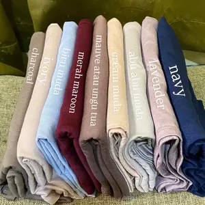 Pashmina Rayon Tencel Jilbab Premium Kaos Rayon Tencel Bahan Lembut dan Nyaman untuk Penggunaan Sehari-hari