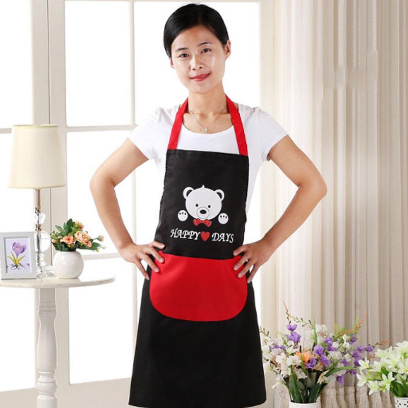 BASUPPLY Celemek Masak Apron Dapur Anti Air Model Kantong Pola Kartun - JJ70