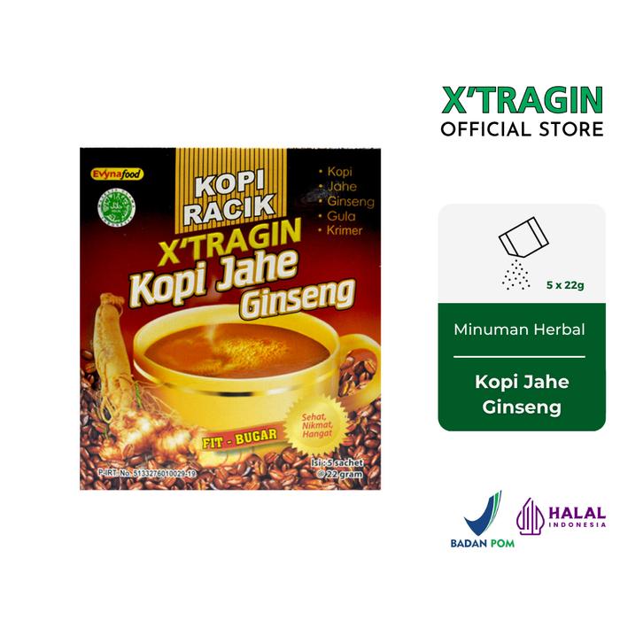 Gambar X'TRAGIN Kopi Jahe Ginseng Herbal Drink Minuman Serbuk dari Evynafood Kota Administrasi Jakarta Utara Tokopedia
