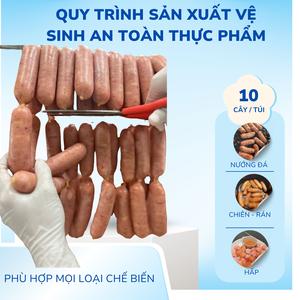 Combo Gia Đình – Lạp Xưởng Tươi MALATANG ( 2 Túi 500g/600g ) | Chuẩn Vị Trung Hoa – An Toàn Cho Bé”