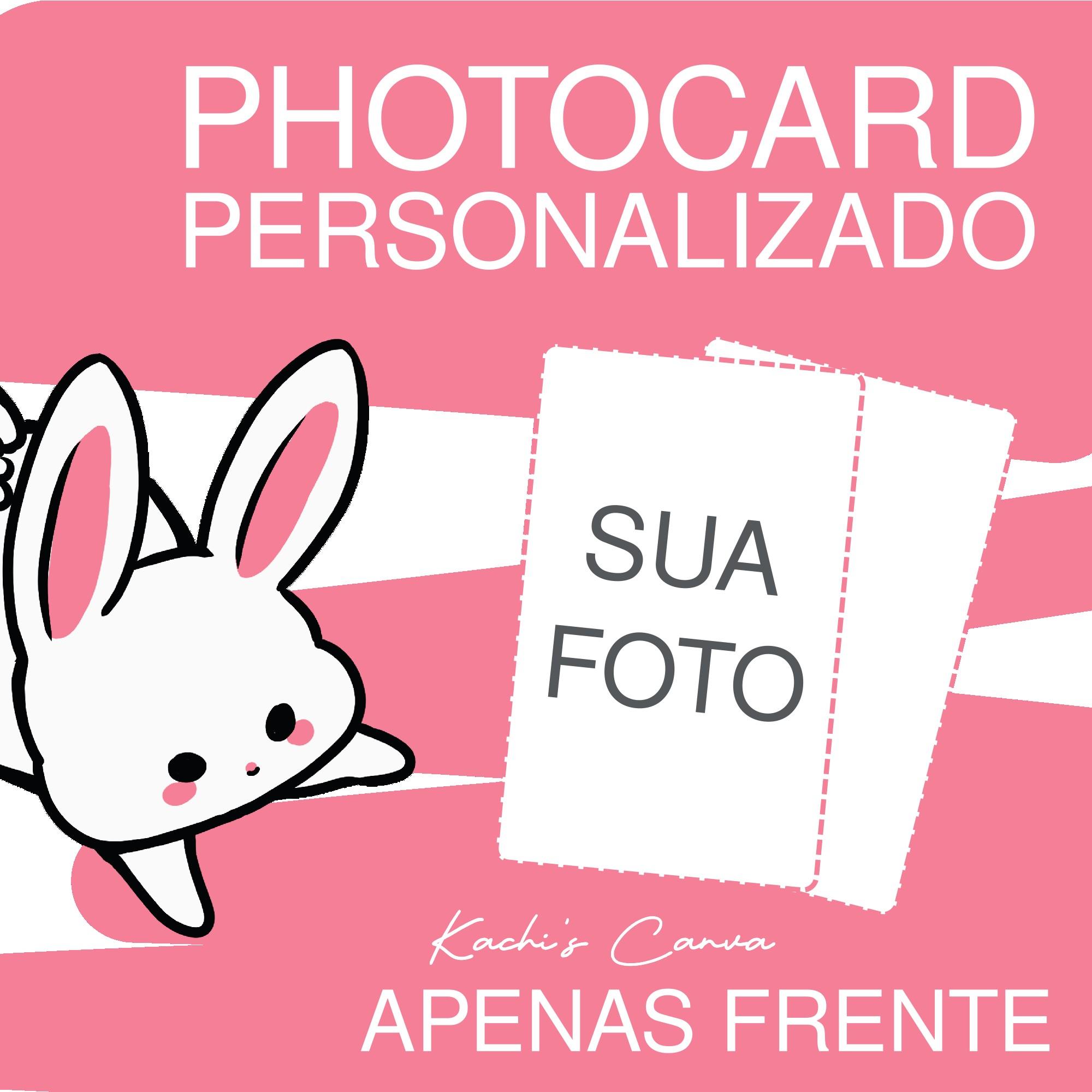 10 Photocards Personalizados - Apenas Frente - Holográfico, Brilho ou Plastificado Tamanho 8.5cm x 5cm Fanmade