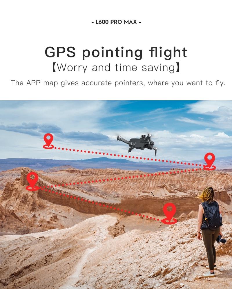Product Introduction of FEO L600 PRO Max Gps 3 Axis Gimbal Drone 4k Professional Hd Camera Brushless Motor Foldable Quadcopter Drone Rc Drone Obstacle Avoidance 11