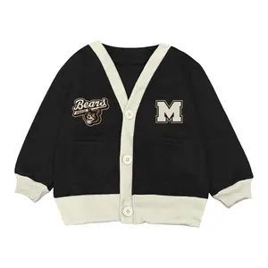 BEARS ATHLETIC Kardigan Cardigan Anak MECUKIDS Perempuan dan Laki-Laki Umur Usia 4 5 6 7 8 9 10 11 12 Tahun Fleece