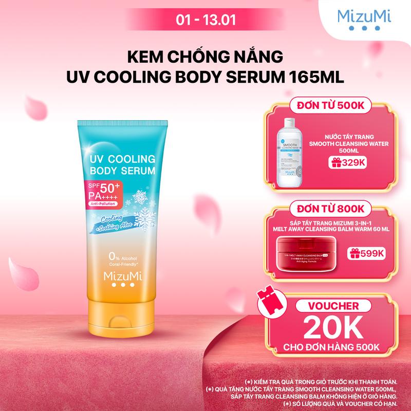 Kem chống nắng MizuMi UV Cooling Body Serum 165ml