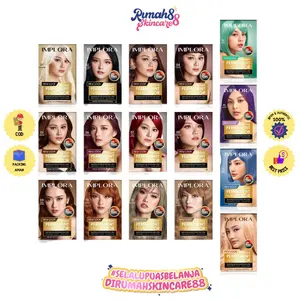 IMPLORA New Permanent Hair Color BPOM Cat Warna Rambut Semir Rambut | Hair Color Pastel Edition Cat rambut