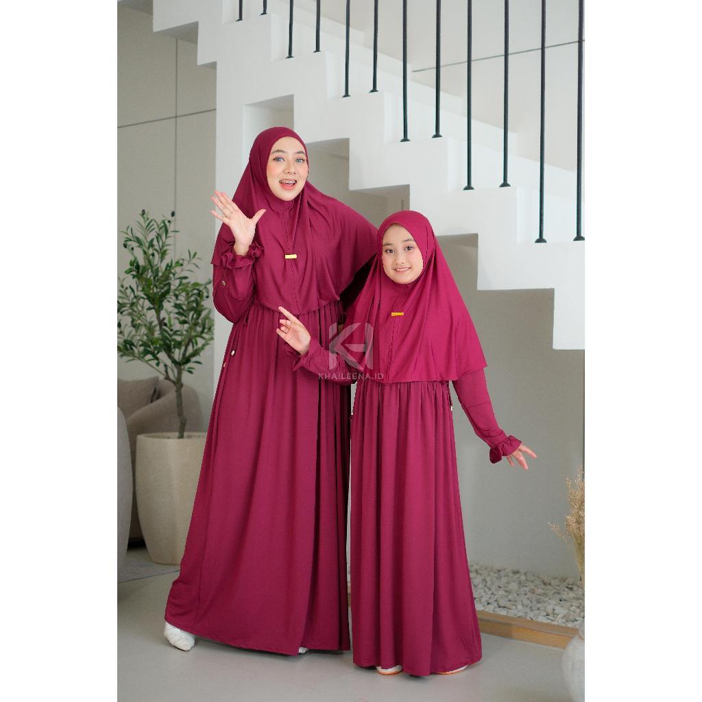 Mecca Kids Gamis Abaya Set Jersey Premium Adem