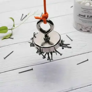 Strong Neodymium Magnet Model Bulat/Alat Untuk Memancing Logam Di Laut / Sungai