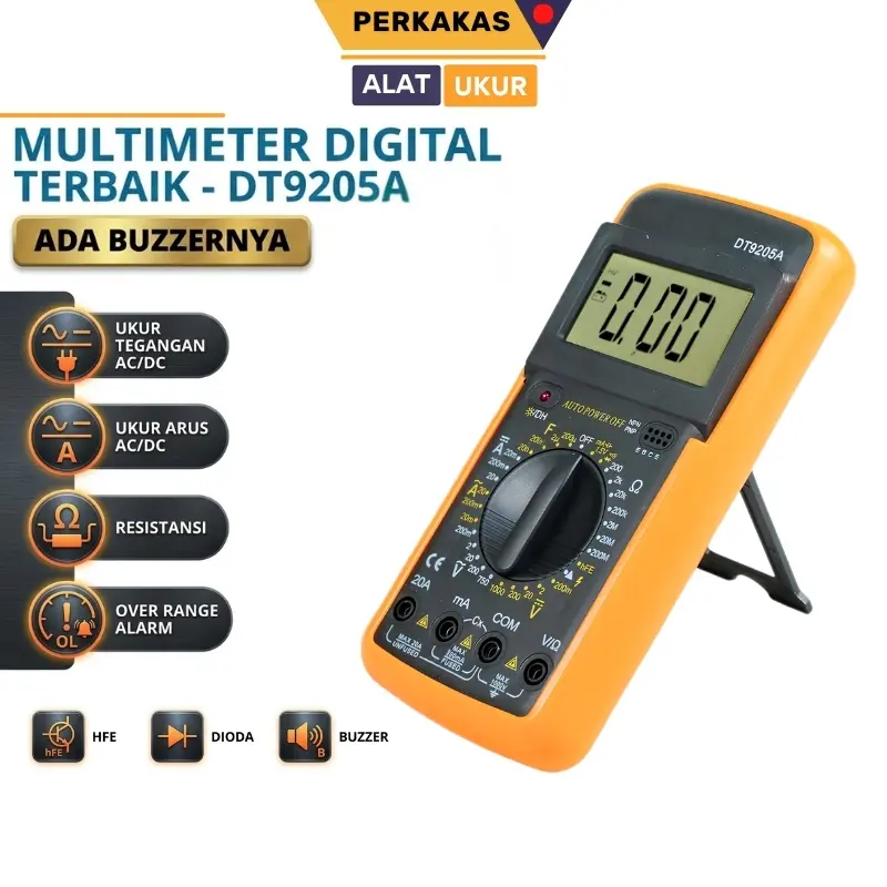 DT9205A AVO METER DIGITAL DT9205/ MULTITESTER DIGITAL Multi Tester