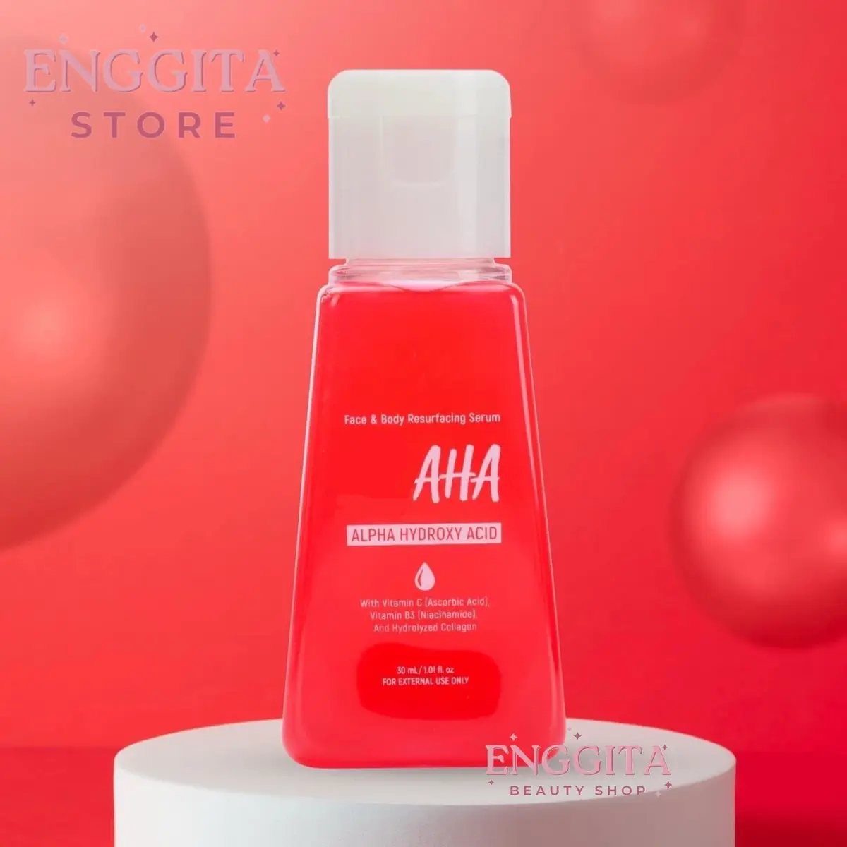 Serum AHA (glowing booster) pencerah