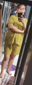 Product Review of AGcollections | PAKET HEMAT 3pcs Setelan Oneset Jumbo Wanita LD 130 Bahan Crinkle Airflow Premium Baju dan Celana Pendek Kulot from D**a M**y 1