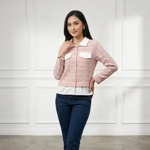 SEVARA - Olla Top 167 Knitwear Atasan Lengan Panjang Korean Look Kancing Aktif bahan Rajut Premium