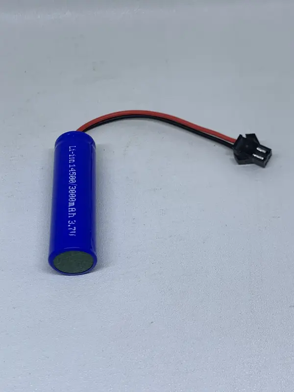 Baterai RC 14500 3.7V 3000mah Li- ion Socket Kecil 2pin Batre Rakit 3,7V 3000mah soket Hitam Control Mainan Anak 3