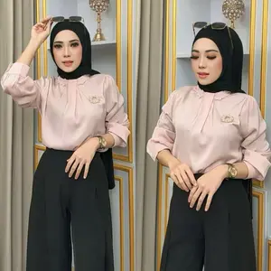 Bellalunabutik - Syifa Kemeja Silk Wanita Terbaru 2026