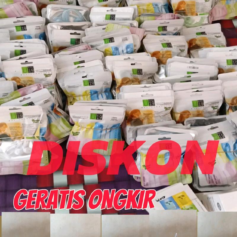 HF Macaron+Mic U19 ( 1set isi25pcs , 5warna sudah campur) _Ready Warna : Hijau , Putih , Biru , Pink , Hitam_beli eceran juga bisa harag 6000 ribu bebas pilih warna. Logam 2