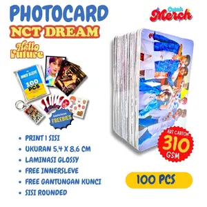 [100/55 PCS] Photocard NCT DREAM Unofficial PC Murah 1 Sisi Art Carton 310gsm Laminasi Glossy | Tersedia Free Innersleeve & Keychain Group