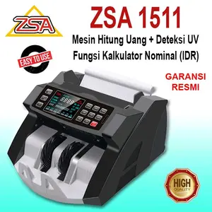 Mesin Hitung Uang  ZSA 1511  Bill Counter Mesin Penghitung Uang ZSA 1511 Uang Rupiah Garansi Resmi