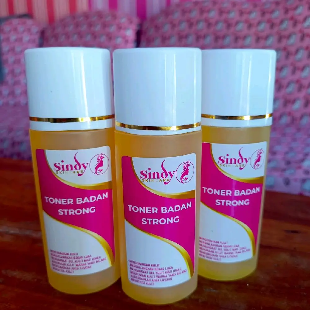 3 Pcs PAKET Hemat Bundling Toner Badan Sindy skincare untuk Semua Jenis Kulit