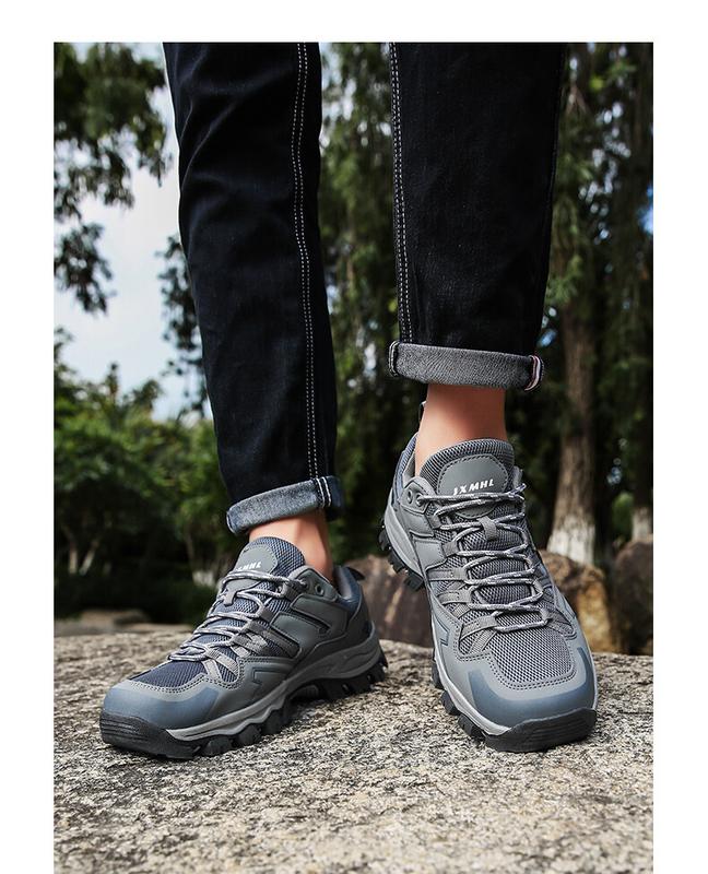 Product Introduction of Kasut mendaki bersaiz besar wanita, kasut permukaan jaringan bernafas untuk berkhemah, mendaki merentas desa, tapak lembut bersaiz besar, kasut luar profesional Shoes Outdoor Bean 18