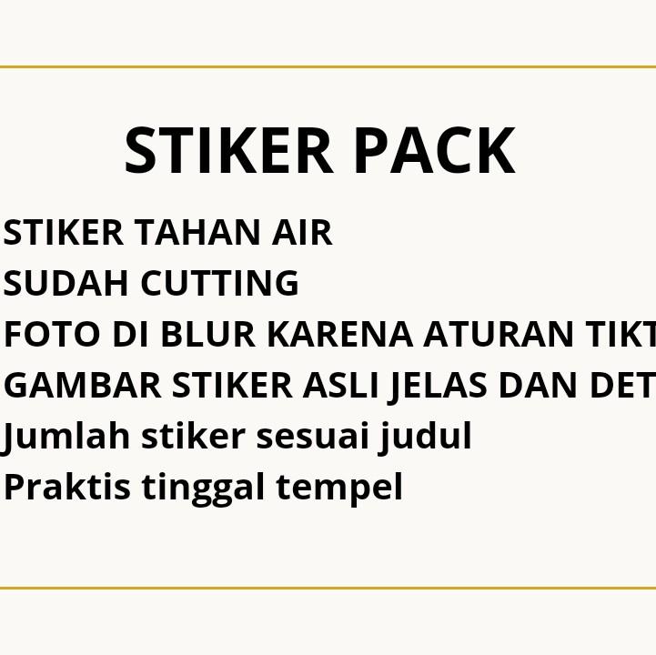 Stiker hologram 35 pcs sticker pack case kode 004KH 1