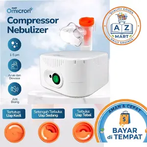 TaffOmicron Alat Terapi Pernapasan Compressor Nebulizer Inhaler - JSL-W310 - White