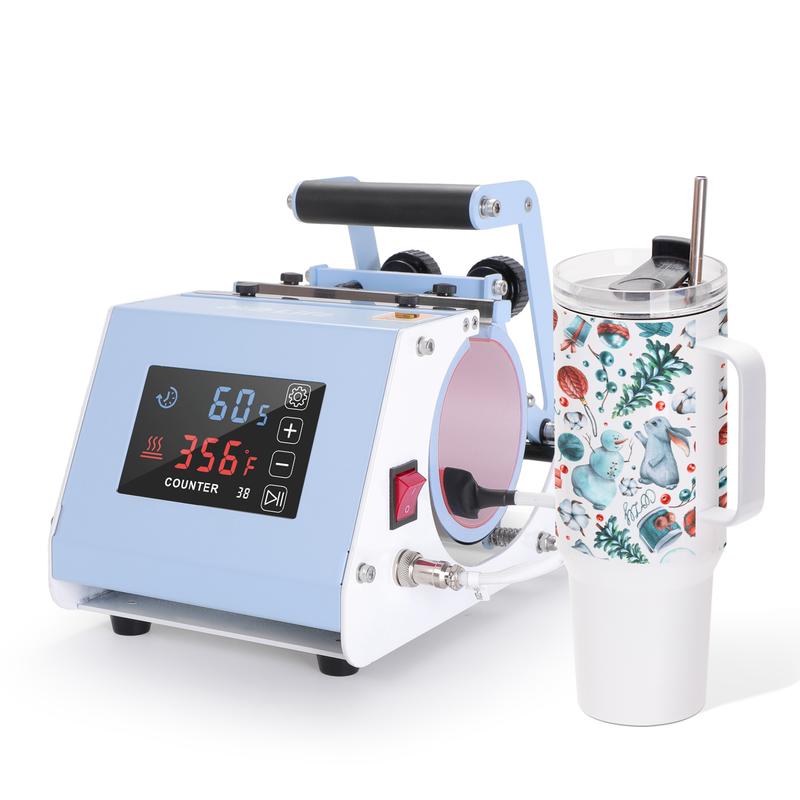 PYD Life 110 V Tumbler high quality Heat Press Machine Blue Mug Tumbler Press Machine for