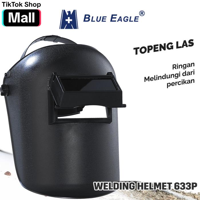 Gambar Blue Eagle Topeng Las 633P Hitam PP Standar EN ISO 16321 ANSI Z87.1 Z94.3 dari Big Owner Official Kota Medan Tokopedia