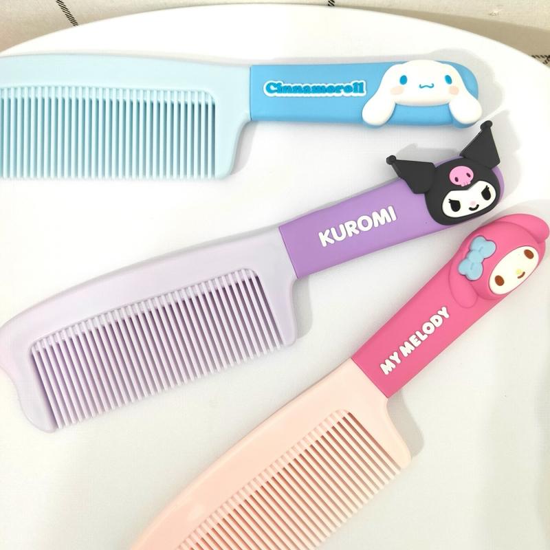 Sisir Sanrio PVC SSR-1475 Anak Lucu Gemas Hair Comb MyMelody Kuromi Cinnamoroll Kids Rambut Aksesoris 0