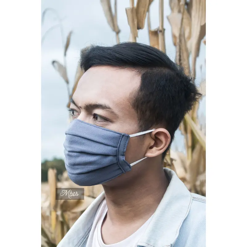 Masker Kain 2 Lapis Tali elastis Earlop 0
