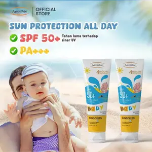 Airongsie Sunscreen Bayi & Anak [BPOM] SPF50+ PA+++ UVA+UVB 4 Jam Waterproof 45 ML Sunscreen Anak & Bayi