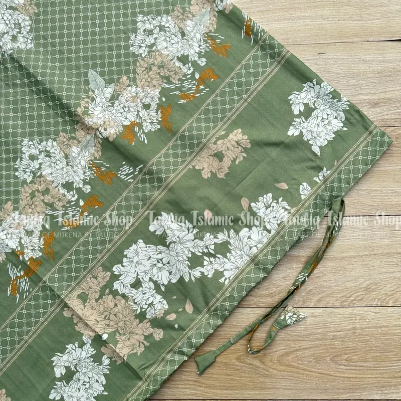 ￼Mukena Sofia Series | Mukena Traveling Medium Pouch Motif | Mukena 2in1 Motif Resleting Dagu 2
