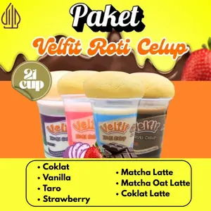 PAKET JUALAN VELFIT 21 CUP TANPA TOPPING SEREAL MIX RASA