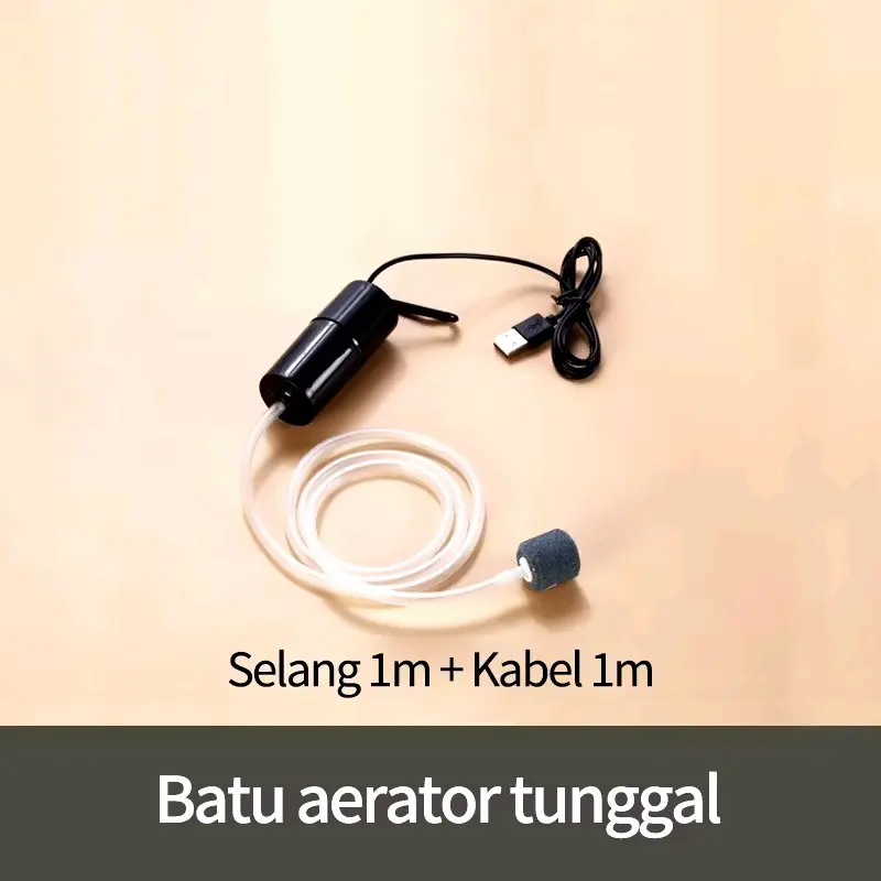 aerator USB paket lengkap / gelembung udara aquarium/ aquascape/kolam ikan 4