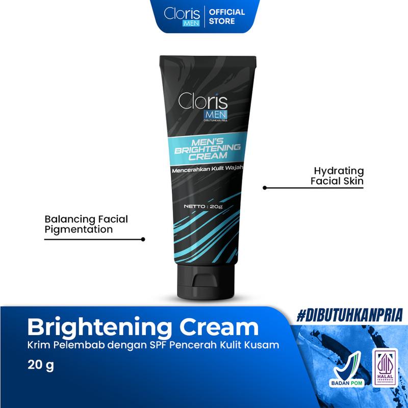 Clorismen Brightening Cream 20gr - Cream Wajah Pria Untuk Pemutih Wajah 0