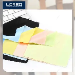 Loreo Lap Kacamata dan Jam Tangan Warna Kain Lap Pembersih Serbaguna Microfiber