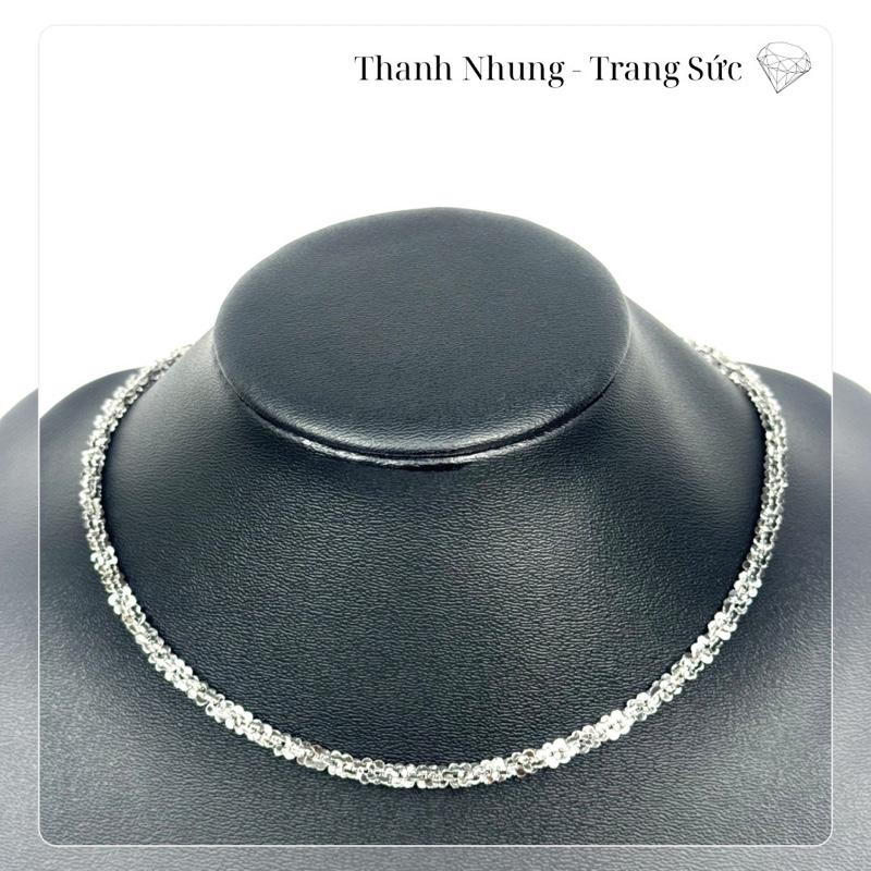 Dây Chuyền Xoắn Hoa Mai 4Li Chất Liệu Inox Cao Cấp Không Ra Ten Không Gỉ Sét - Trang Sức Phụ Kiện