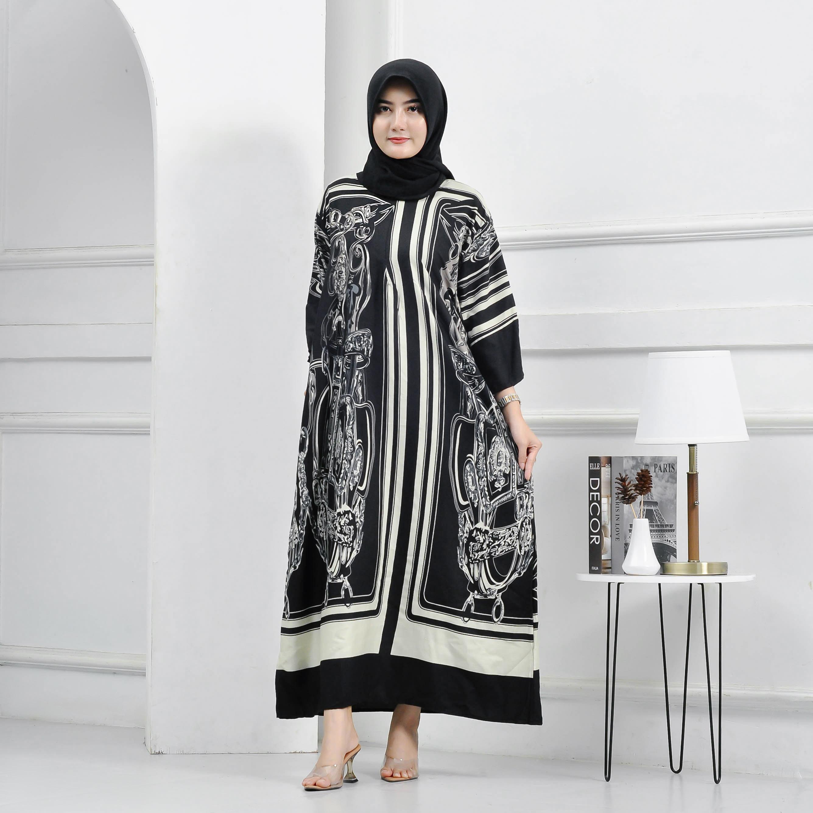 Daster Lengan 3⁄4 Terbaru Viral Kekinian Bahan Rayon Lembut Dan Adem Cantik Dress