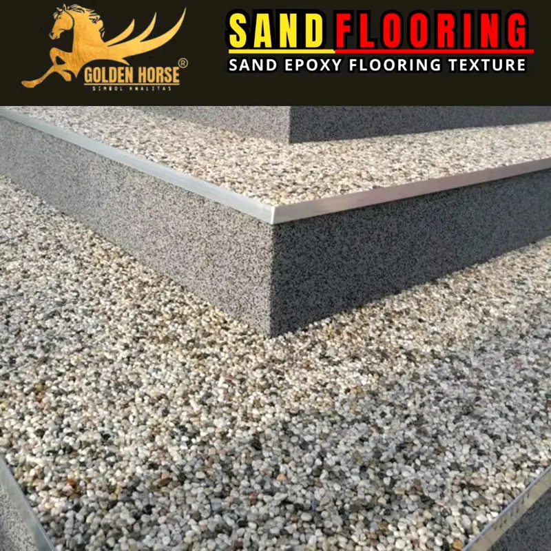 hanya Pasir !! Campuran sand flooring Lantai Sand Fusion Texture 5kg -  Glossy Minimalis 4