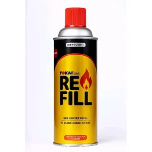 Gas Tokai Refill Korek Api 235 Gram / Butane Refill Original Segel Pabrik