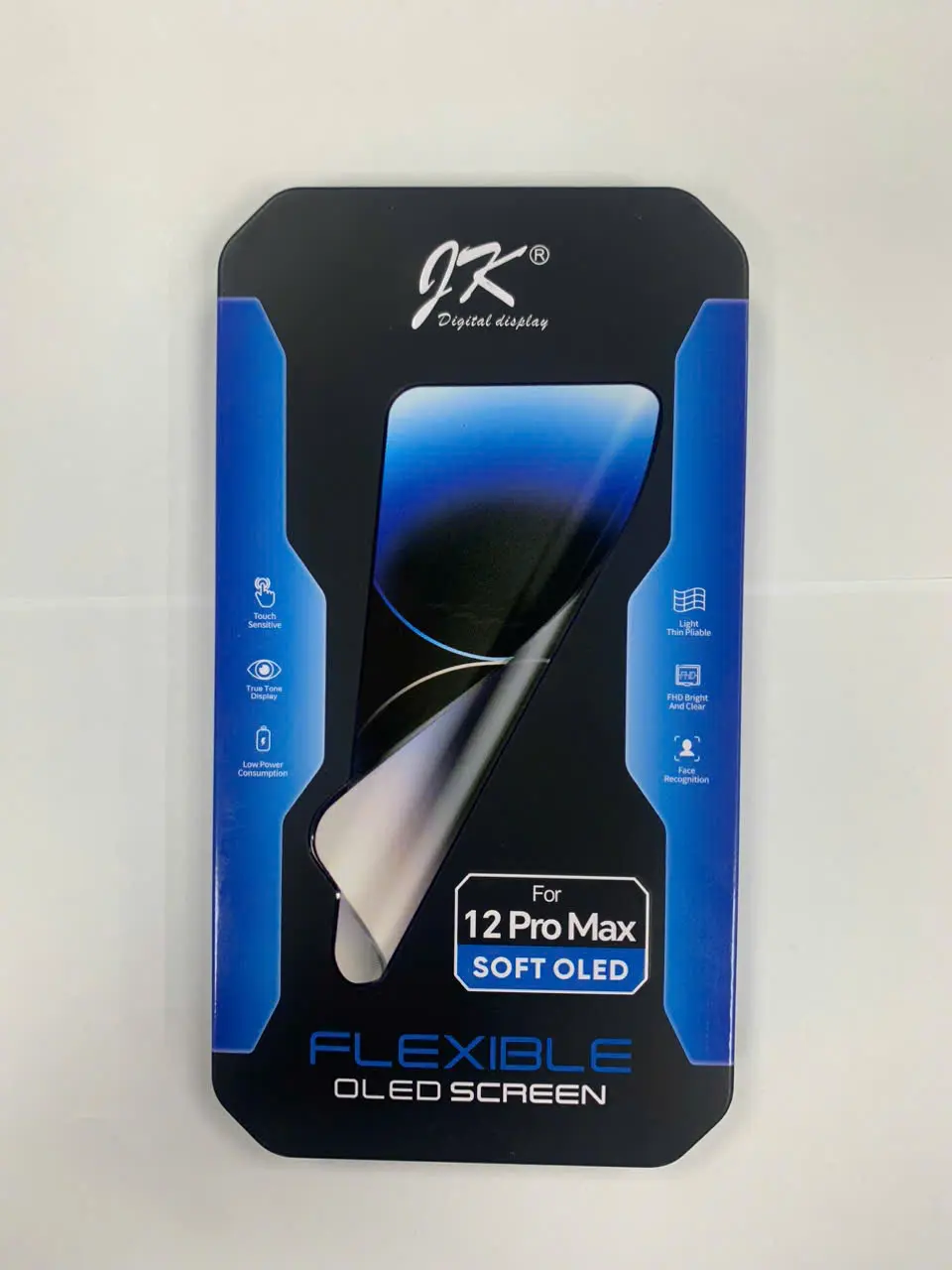 Màn hình ĐT 12 pro max chính hãng JK LCD - Soft Oled - AM, Bảo hành 3 tháng. Tặng kèm bộ tháo máy