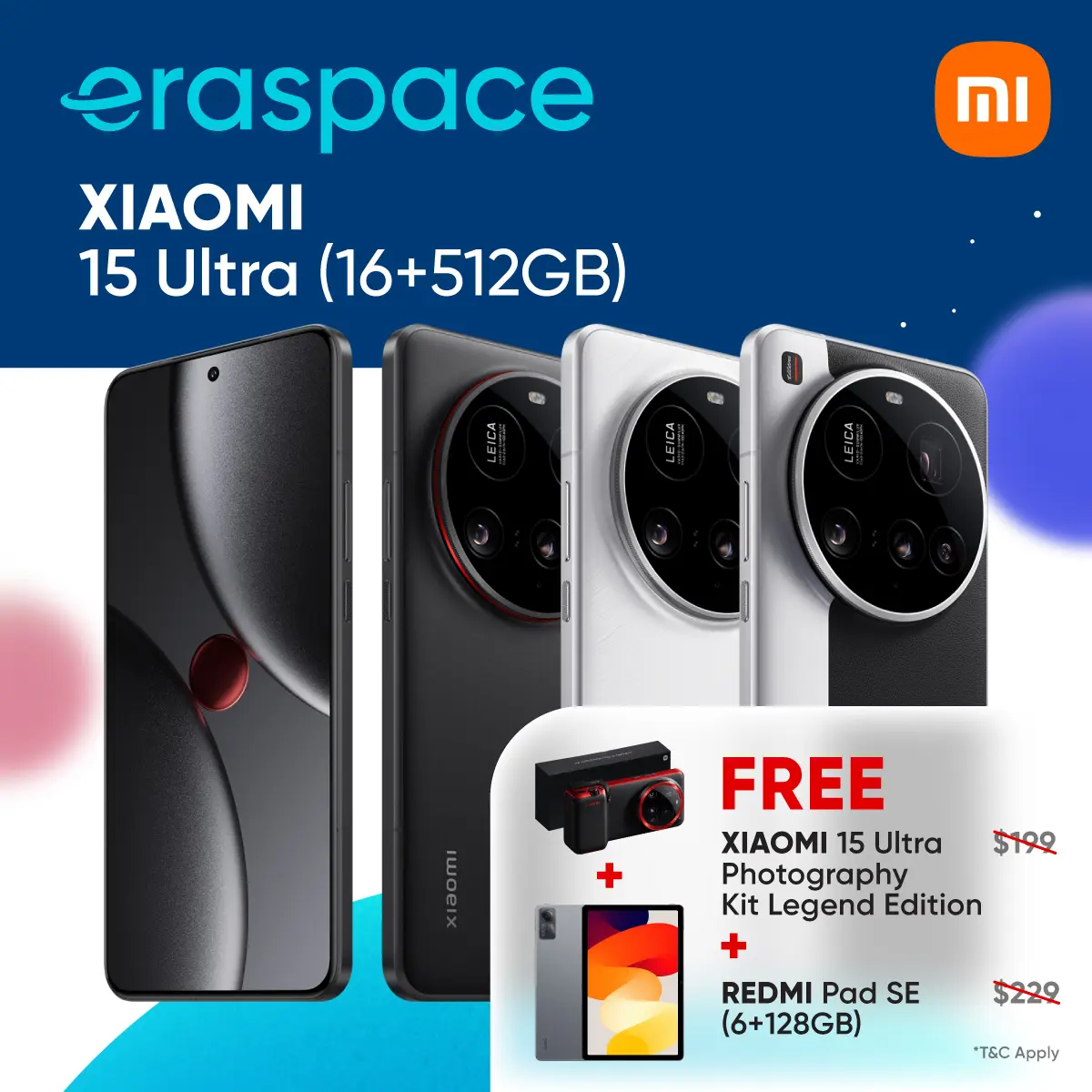 【NEW LAUNCH】Xiaomi 15 Ultra (16GB RAM + 512GB ROM) Smartphones