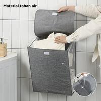 Gambar Megam Keranjang Laundry Bag Gantung laundry Bag Lipat Penyimpanan Cucian Baju Kotor Boneka Pakaian Laundry Basker HSB312 - M-ABu dari Megam.id Kab. Tangerang 5 Tokopedia