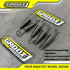 Per Knalpot Stainless Model Per Kerucut untuk segala Merk Knalpot Universal