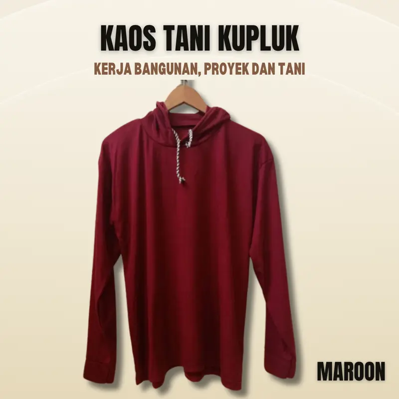 Kaos Tani Proyek Bangunan Ukuran Jumbo Ideal untuk Mancing & Sawah Panjang Tebal Santai 3