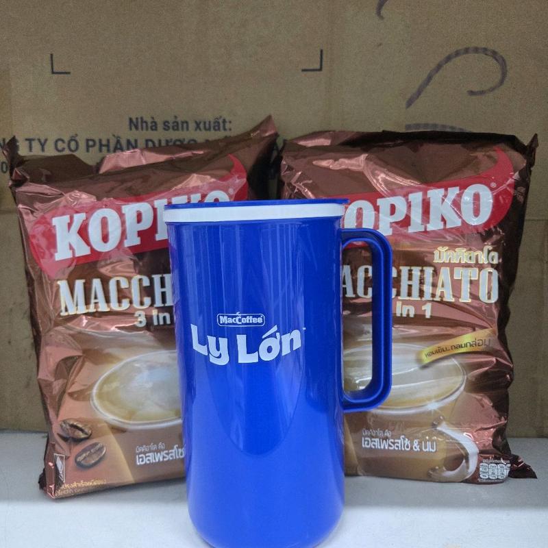 (COMBO 2 TẶNG 1 hàng giảm gam) 2 túi cà phê sữa Kopiko Thái Lan [CÓ TEM PHỤ] tặng 1 bình nước Cao Cấp