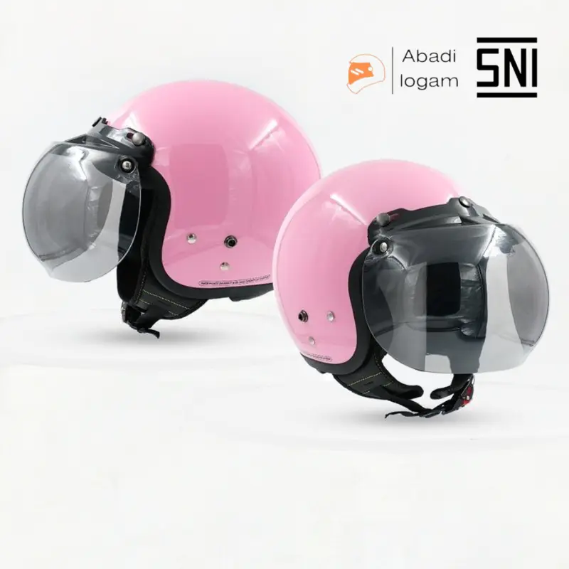 Helm Motor Retro Bogo SNI Full Leher Vintage Ori Classic ANT Dewasa Cargloss Hijabers Motorcycle 6