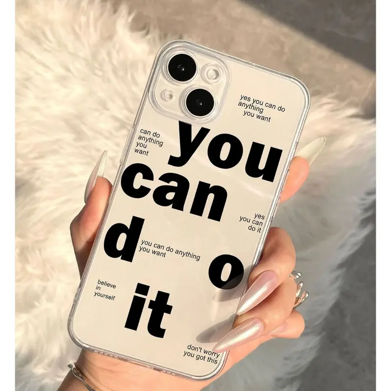 Soft Case Transparan Full Cover Aesthetic Phone Case For iP Opp Viv Red Sam Real Infin Tecn ite Transparent Cover #35 Casing Handphone Lentur Protection 1