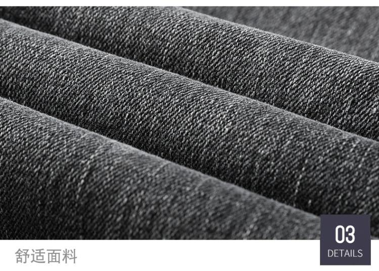 Product Introduction of Men Clothing New Pattern Recreational Vintage Nostalgia Smoky Grey Jeans Straight Cylinder Loose Street Trousers Autumn Female 16