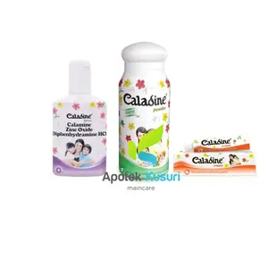 caladine antiseptik untuk mengatasi gatal akibat gigitan serangga seperti Nyamuk, Semut, dan serangga lain.