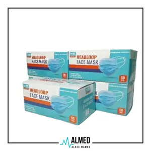 Masker Medis Headloop N3 3 Ply isi 50