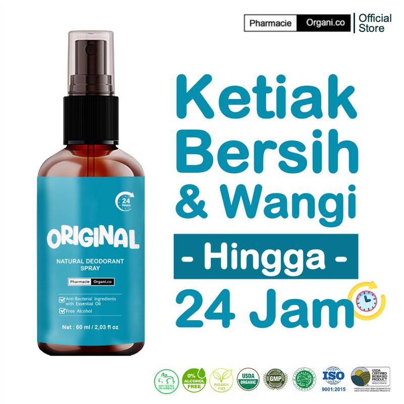 NATURAL DEODORANT TAWAS SPRAY ORGANIK PENGHILANG BAU BADAN KETIAK ALAMI BY PHARMACIE ORGANICO 0